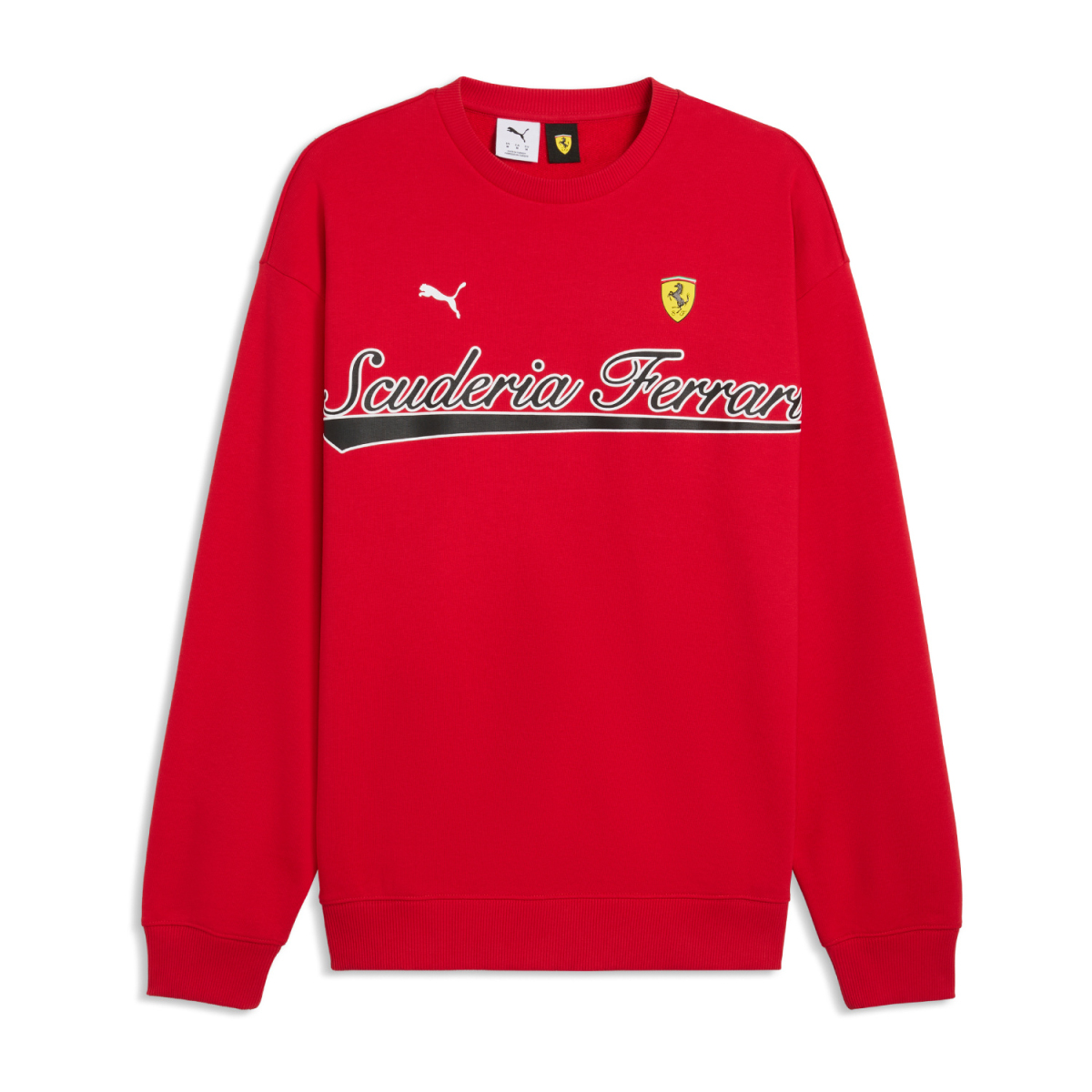 Ferrari pánská mikina Crew Neck red F1 Team 2026