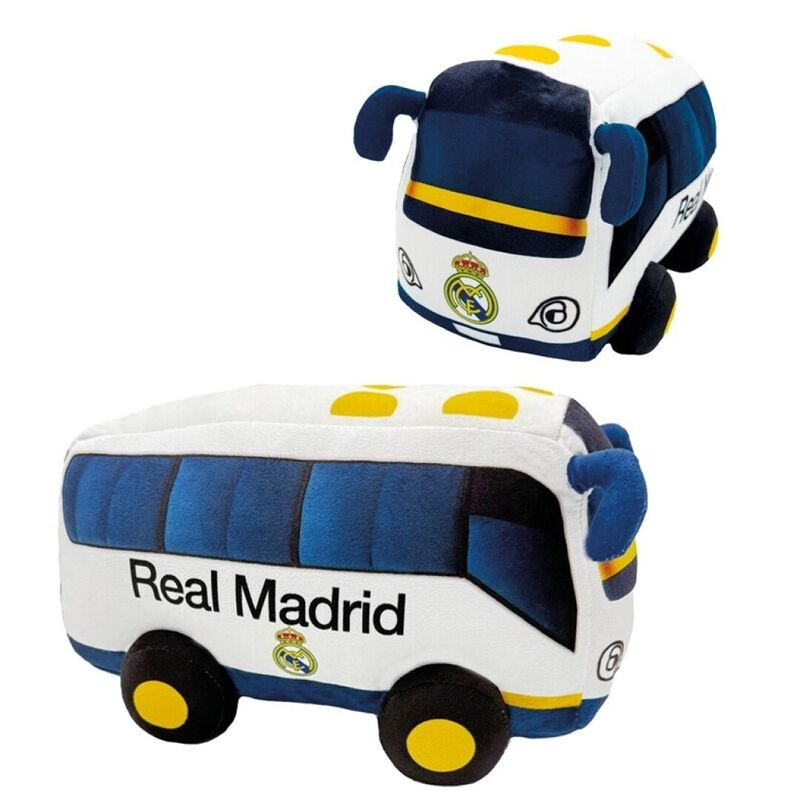 Real Madrid plyšový autobus Toy 32 cm