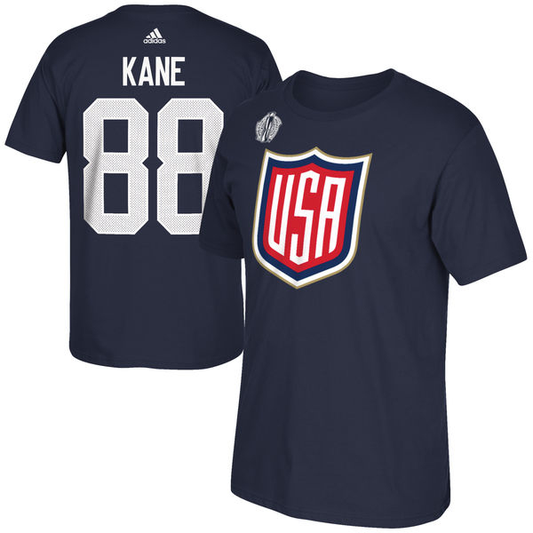 USA pánské tričko #88 Patrick Kane Team Player Světový pohár 2016