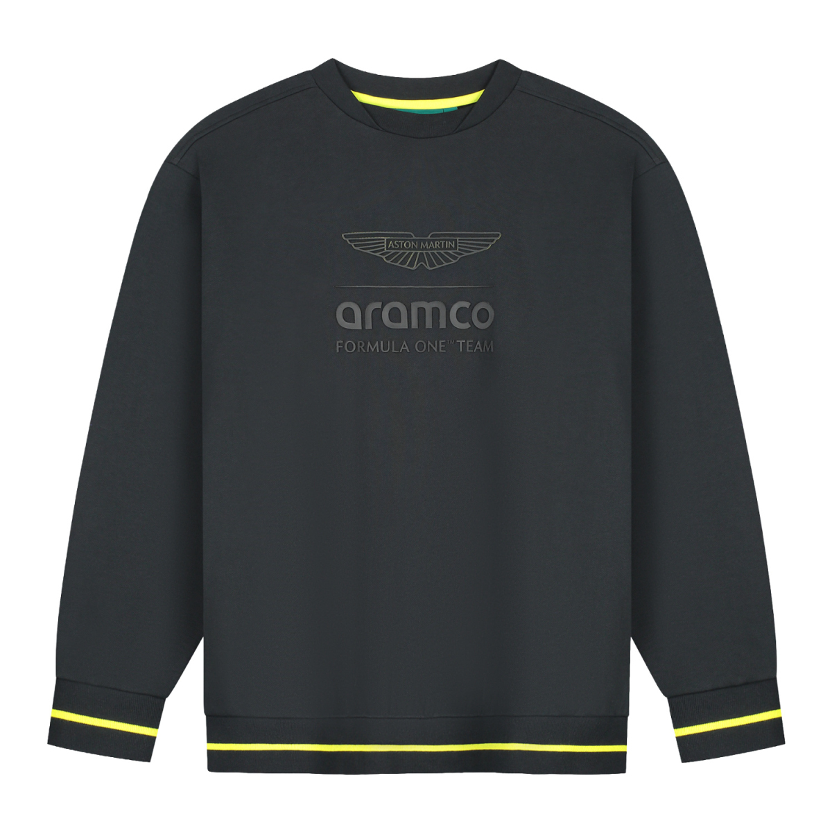 Aston Martin pánská mikina oversized Stealth black F1 Team 2026