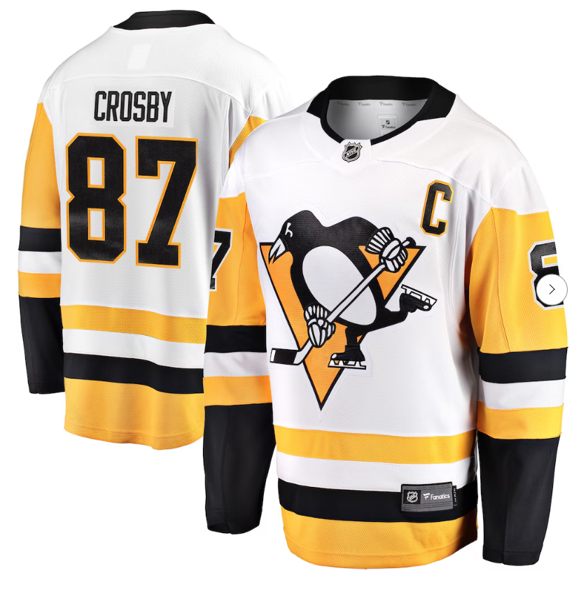 Pittsburgh Penguins dětský hokejový dres Sidney Crosby #87 Premier White Away