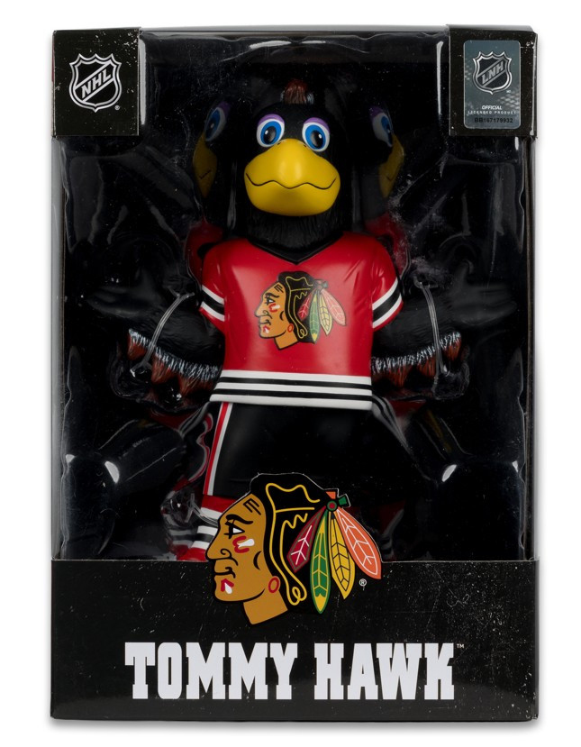 Chicago Blackhawks figurka Tommy Hawk Vynil Mascot