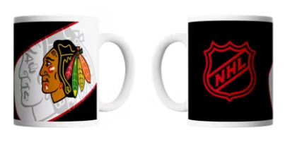 Chicago Blackhawks hrníček Shadow Logo (330 ml)