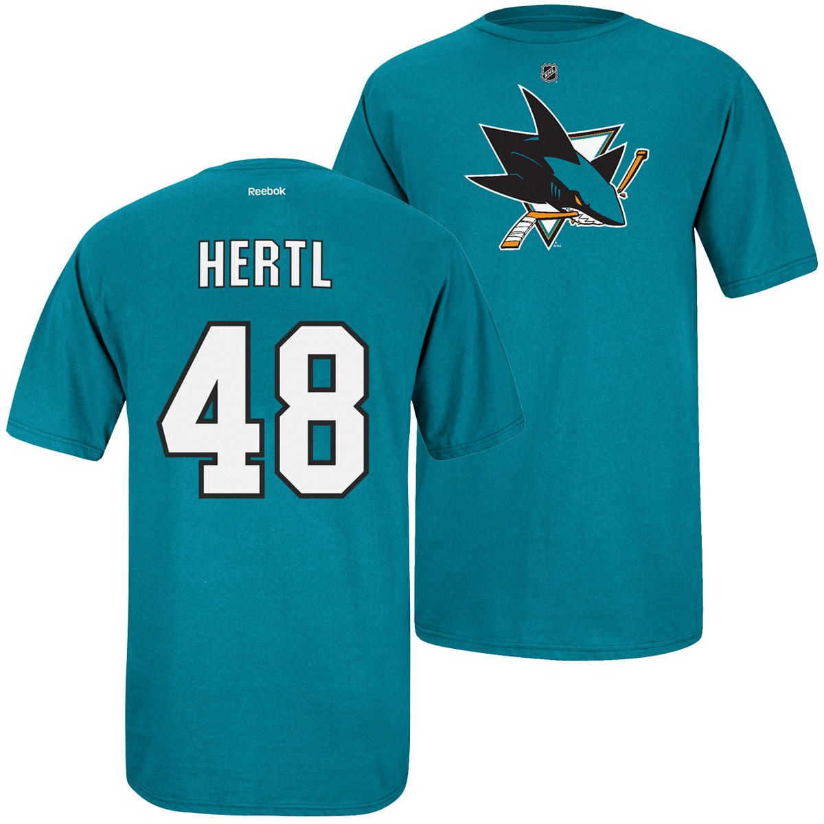 San Jose Sharks zelené tričko Tomáš Hertl #48