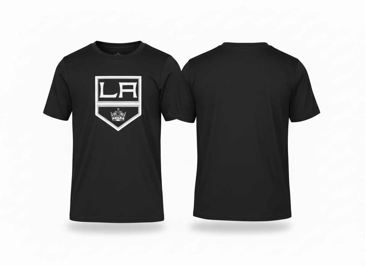 Los Angeles Kings pánské tričko Tek Patch black