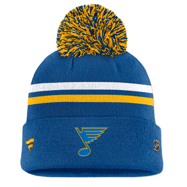 St. Louis Blues zimní čepice Authentic Pro A/Cap Cuffed bamboo