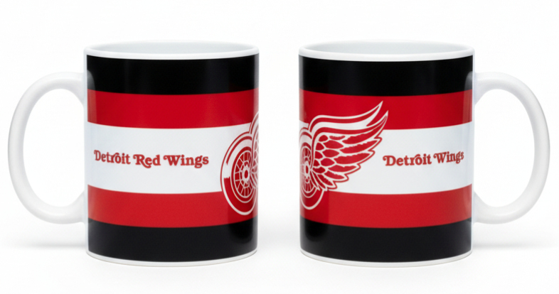 Detroit Red Wings hrníček Stripes (330ml)