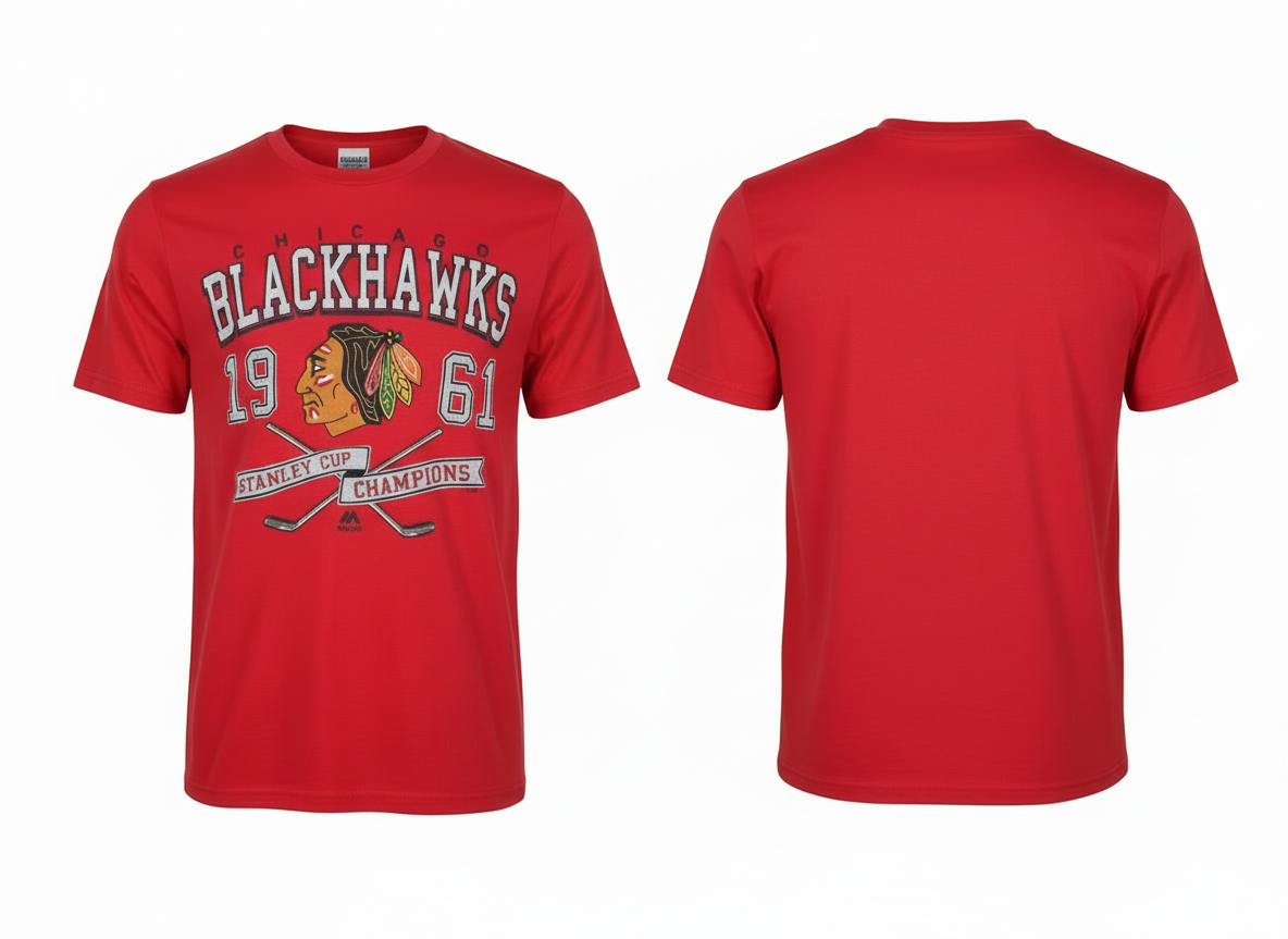 Chicago Blackhawks pánské tričko Vintage red