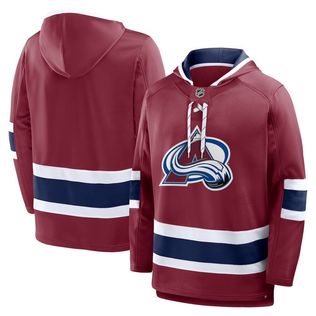 Colorado Avalanche pánská mikina s kapucí Prime Time Fleece