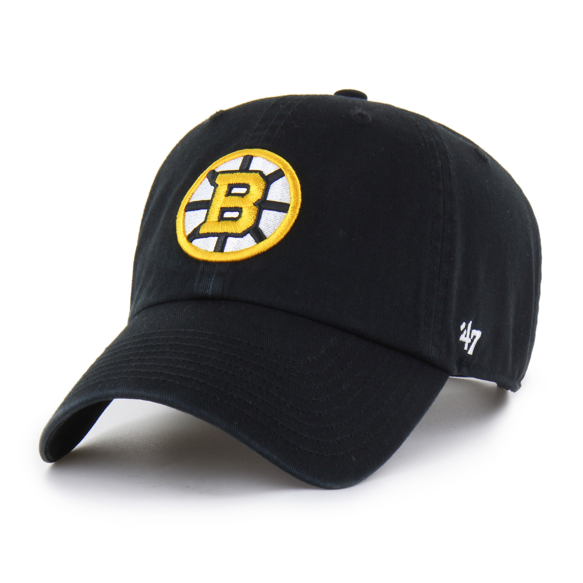 Boston Bruins čepice baseballová kšiltovka 47 Clean Up Ki black