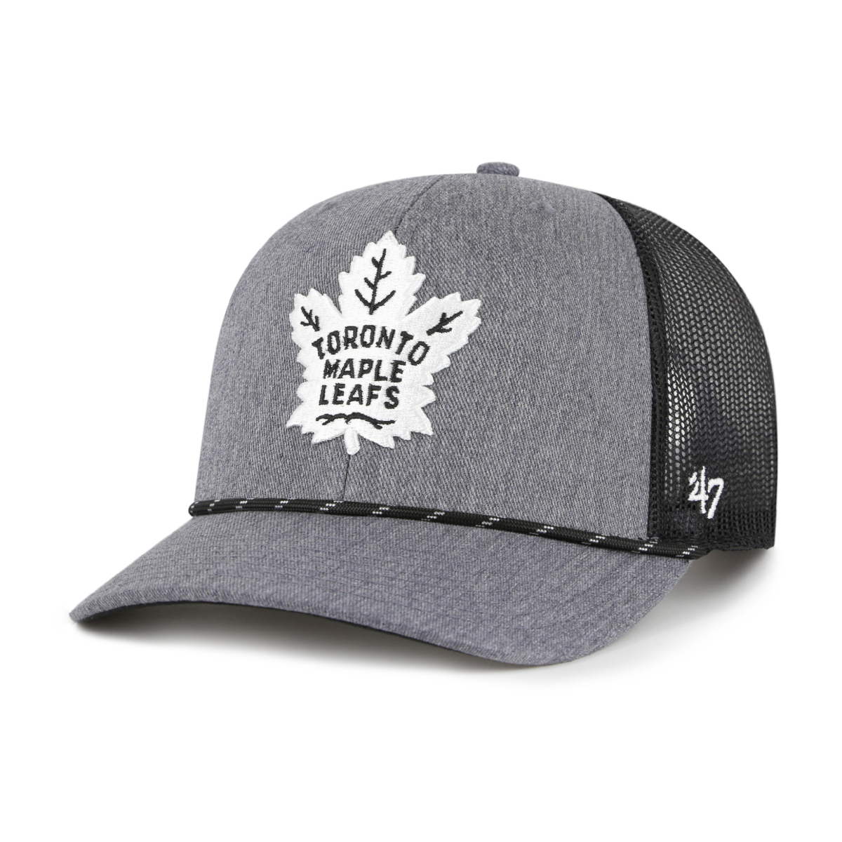Toronto Maple Leafs čepice baseballová kšiltovka Carbon Rope 47 Trucker