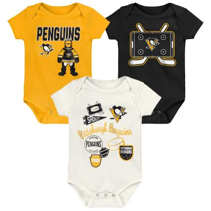 Pittsburgh Penguins dětské body Littlest Player 3Pk Creeper Se