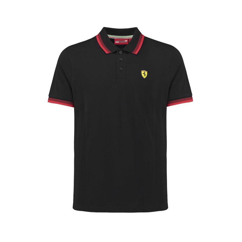 Ferrari pánské polo tričko Collar black F1 Team 2018