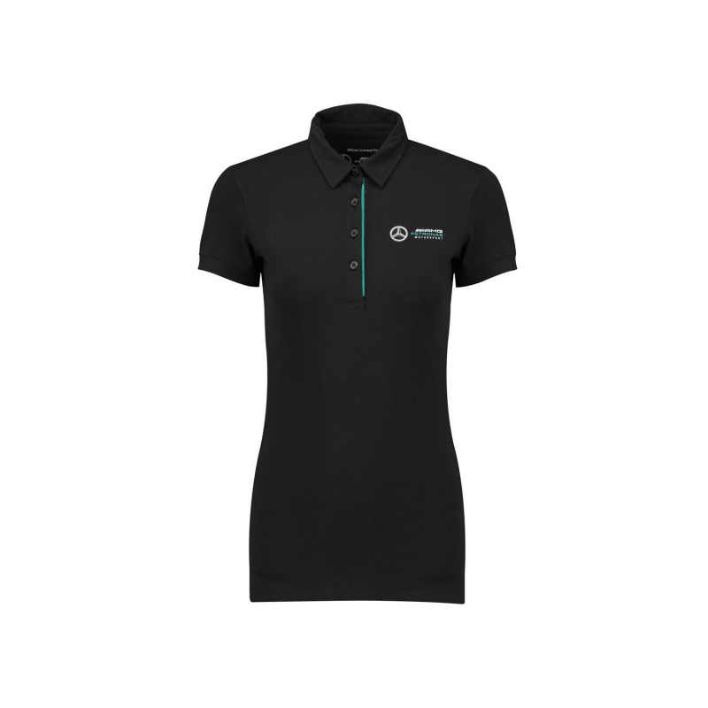 Mercedes AMG Petronas dámské polo tričko black Classic F1 Team 2018