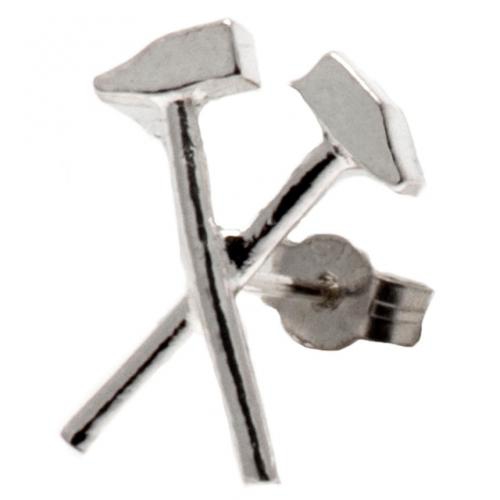 West Ham United náušnice Sterling Silver Stud Earring