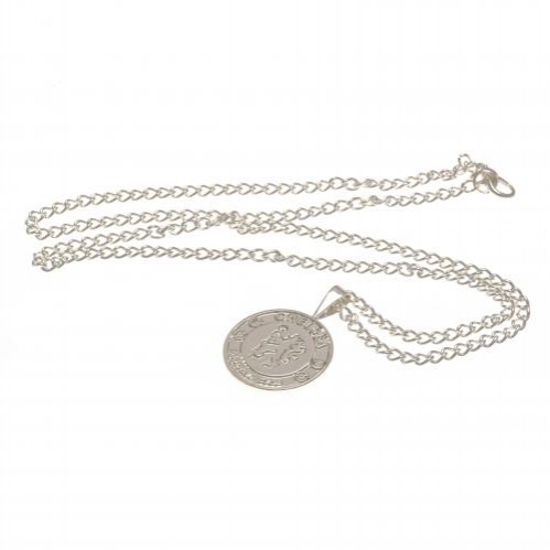FC Chelsea řetízek na krk s přívěškem Silver Plated Pendant & Chain XL