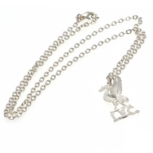 FC Liverpool řetízek na krk s přívěškem Silver Plated Pendant & Chain LB