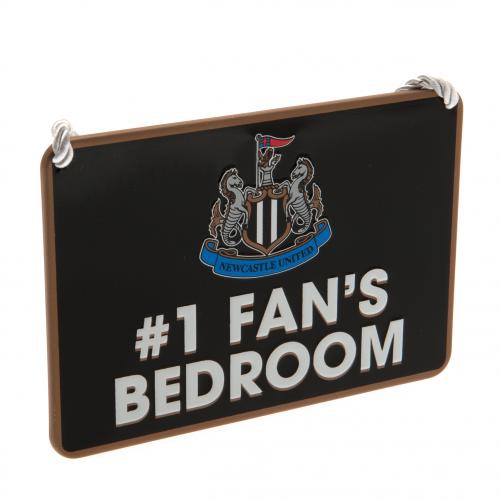 Newcastle United značka do ložnice Bedroom Sign No1 Fan