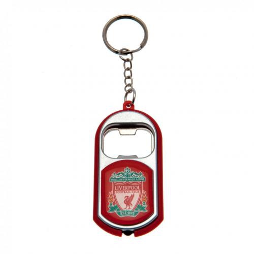 FC Liverpool přívěšek s otvírakem Key Ring Torch Bottle Opener