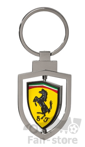 Scuderia Ferrari klíčenka shield silver