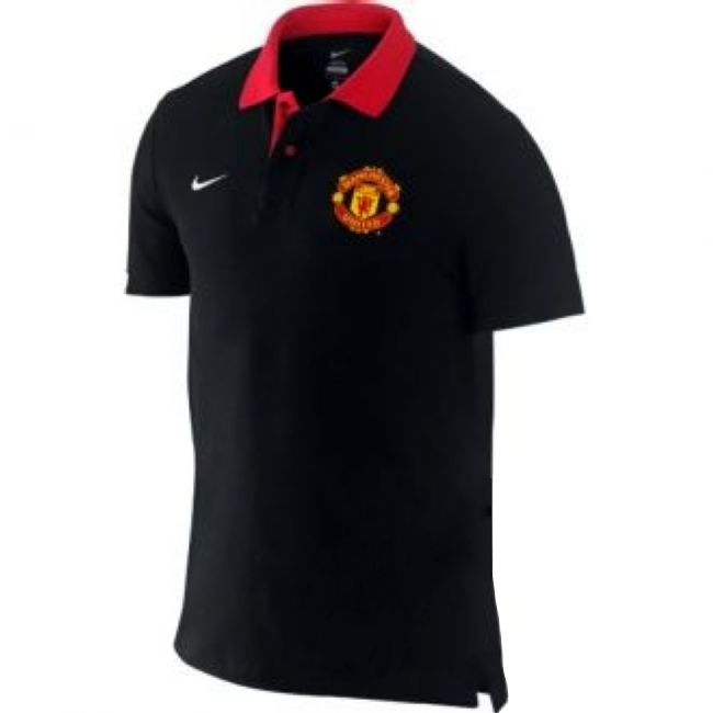 Manchester United pánské polo tričko core black old