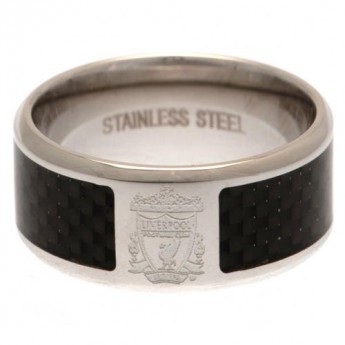 FC Liverpool prsten Carbon Fibre Ring Large