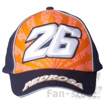 DANIEL PEDROSA CAP RED BLUE ORANGE