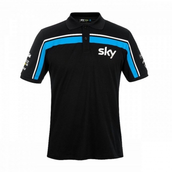 Valentino Rossi pánské polo tričko black Sky VR46 Racing Team