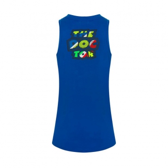 Valentino Rossi dámské tílko blue Classic (Pop Art) 2019