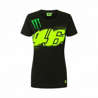 Valentino Rossi dámské tričko Monza 46 Monster Energy black 2022
