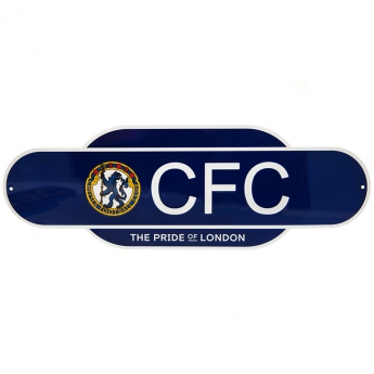 FC Chelsea cedule na zeď Colour Retro Sign
