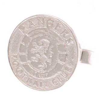 FC Rangers náušnice Ready Crest Sterling Silver Stud Earring