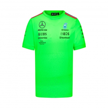 Mercedes AMG Petronas pánské tričko Set Up green F1 Team 2023