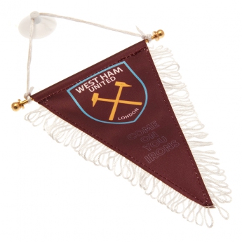 West Ham United vlaječka Triangular Mini Pennant