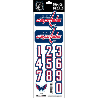 Washington Capitals samolepky na helmu Decals Navy
