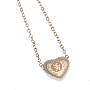 FC Chelsea přívěšek na krk Stainless Steel Heart Necklace
