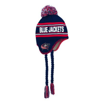 Columbus Blue Jackets dětská zimní čepice Jacquard Tassel