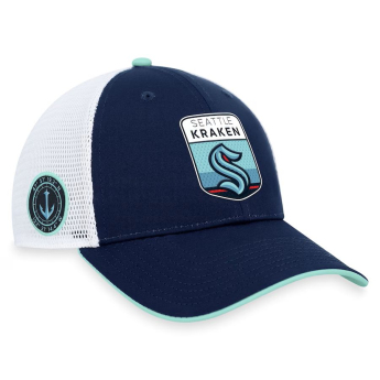 Seattle Kraken čepice baseballová kšiltovka Draft 2023 Podium Trucker Adjustable Authentic Pro
