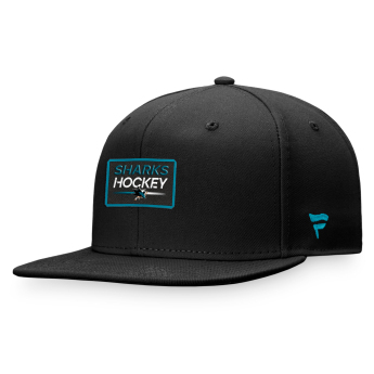 San Jose Sharks čepice flat kšiltovka Authentic Pro Prime Flat Brim Snapback black