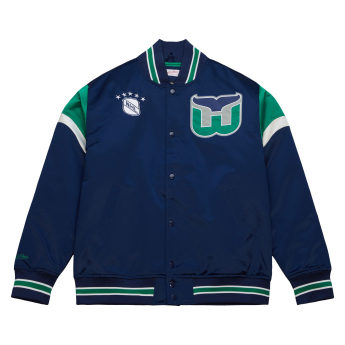 Hartford Whalers pánská bunda NHL Heavyweight Satin Jacket