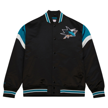 San Jose Sharks pánská bunda NHL Heavyweight Satin Jacket
