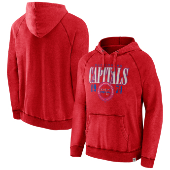 Washington Capitals pánská mikina s kapucí A/LS Hoodie red