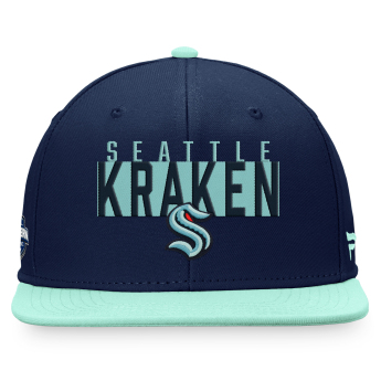 Seattle Kraken čepice flat kšiltovka Fundamental Color Blocked Snapback