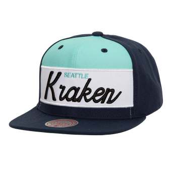 Seattle Kraken čepice flat kšiltovka Retro Sport Snapback Vintage