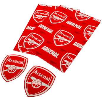 FC Arsenal balící papír 2 pcs Text Gift Wrap