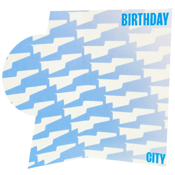 Manchester City narozeninové přání Crest Birthday Card