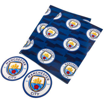 Manchester City balící papír Text Gift Wrap
