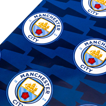 Manchester City balící papír Text Gift Wrap