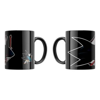 San Jose Sharks hrníček Oversized Logo NHL (330 ml)