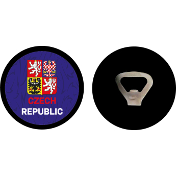 Hokejové reprezentace otvírák Czech republic puck logo blue